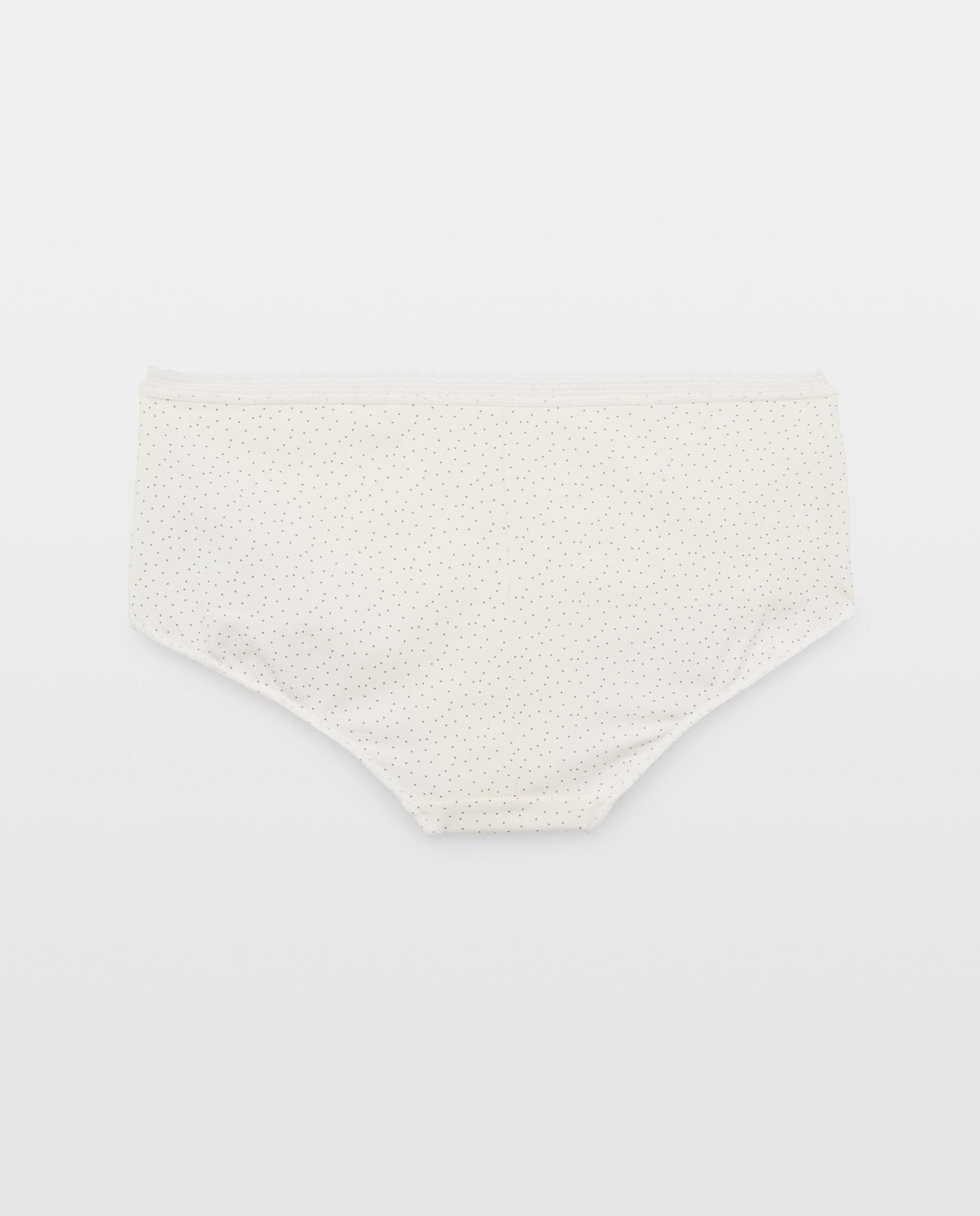 Pack de 2 Culottes com Detalhe de Elástico Branco-5