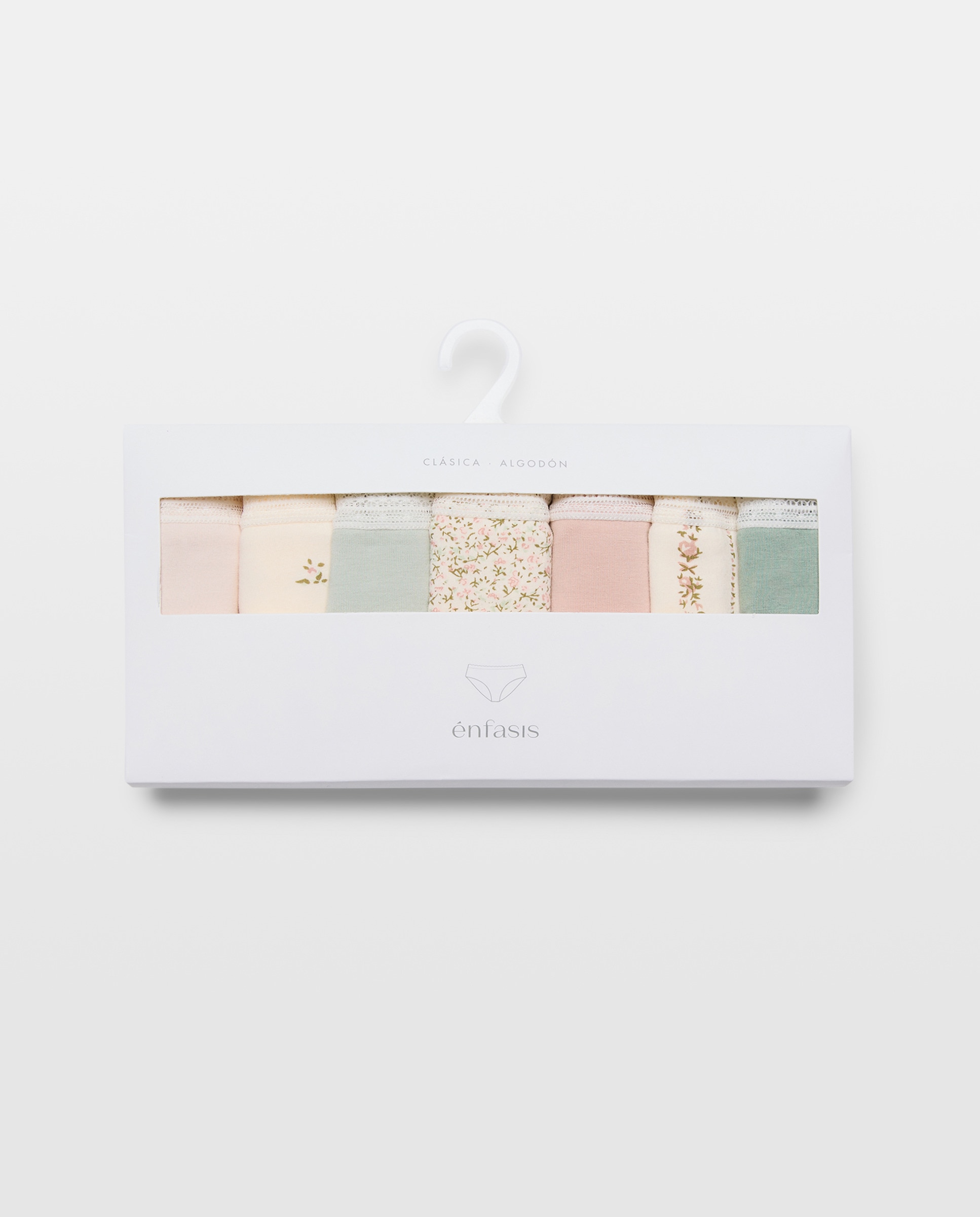 Pack de 7 Cuecas com Bolos Branco-6