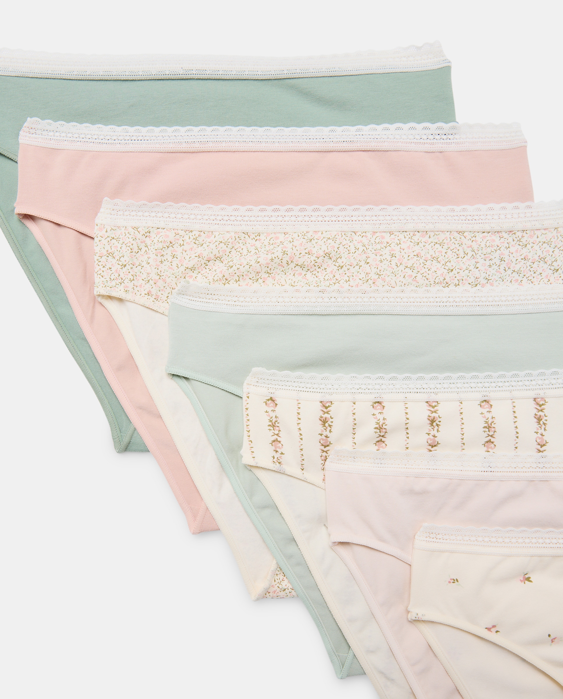 Pack de 7 Cuecas com Bolos Branco-4