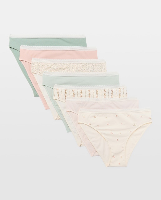 Imagen 0 de Pack 7 bragas pasteles