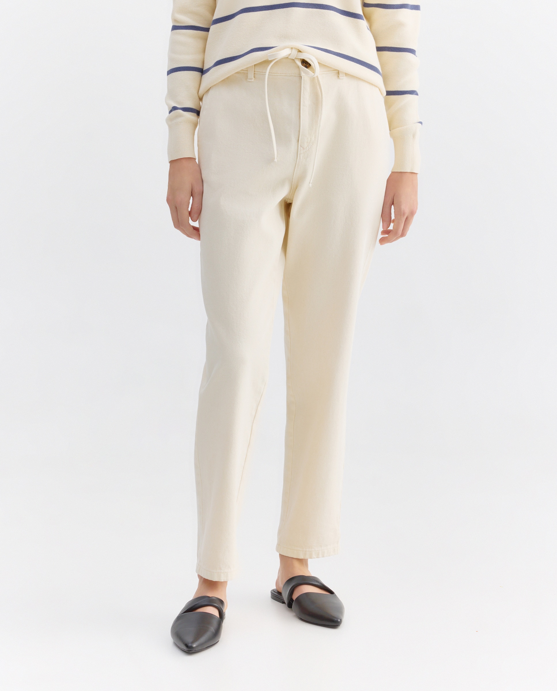 Pantalón de mujer slouchy 120 Crudo-2