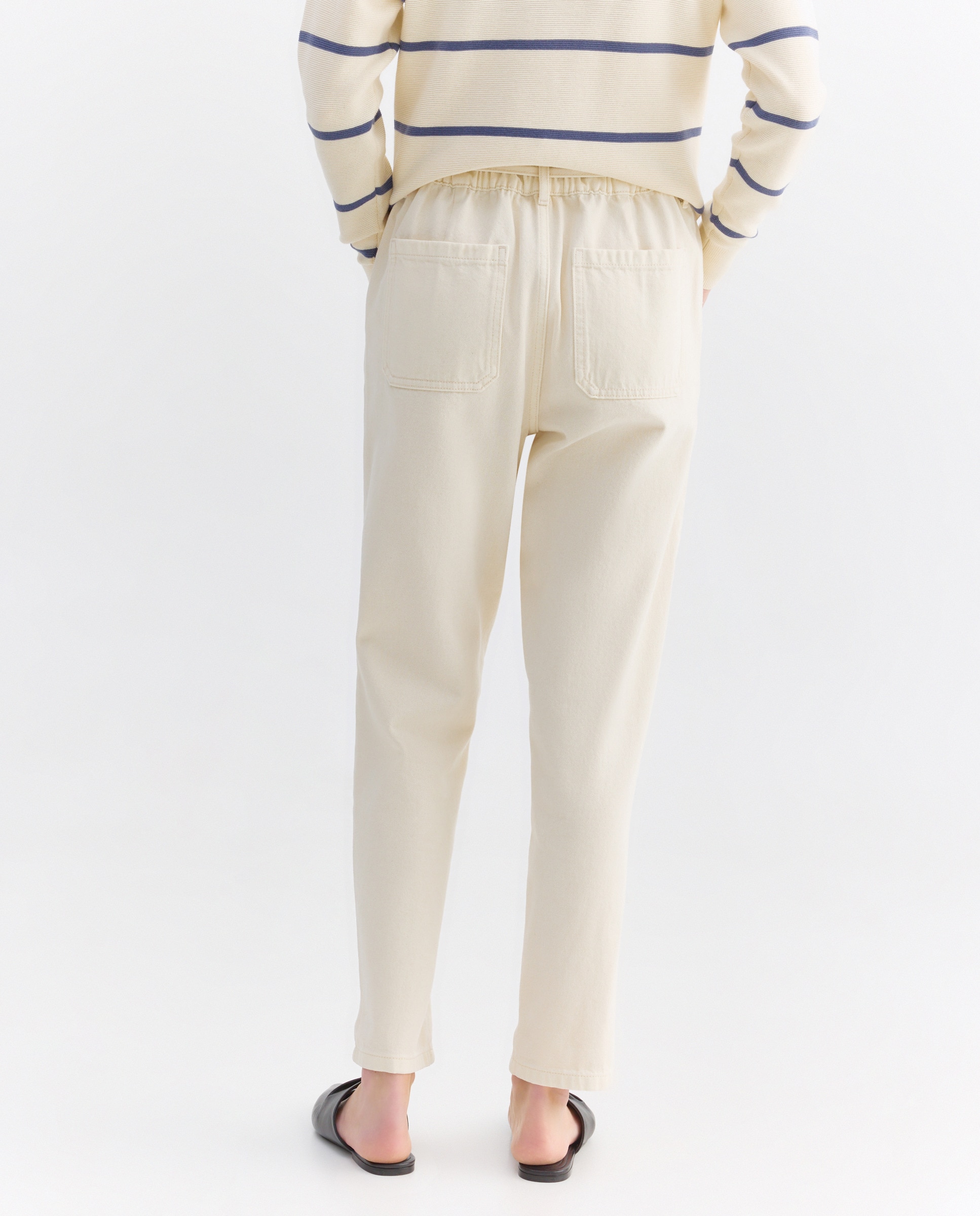 Pantalón de mujer slouchy 120 Crudo-3