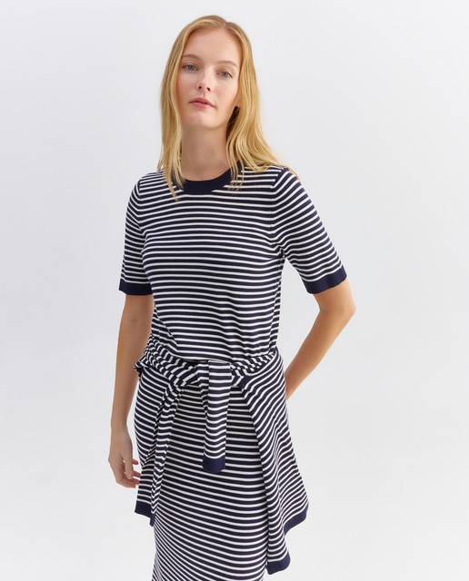 Imagen 0 de Jersey de mujer cuello caja y manga corta