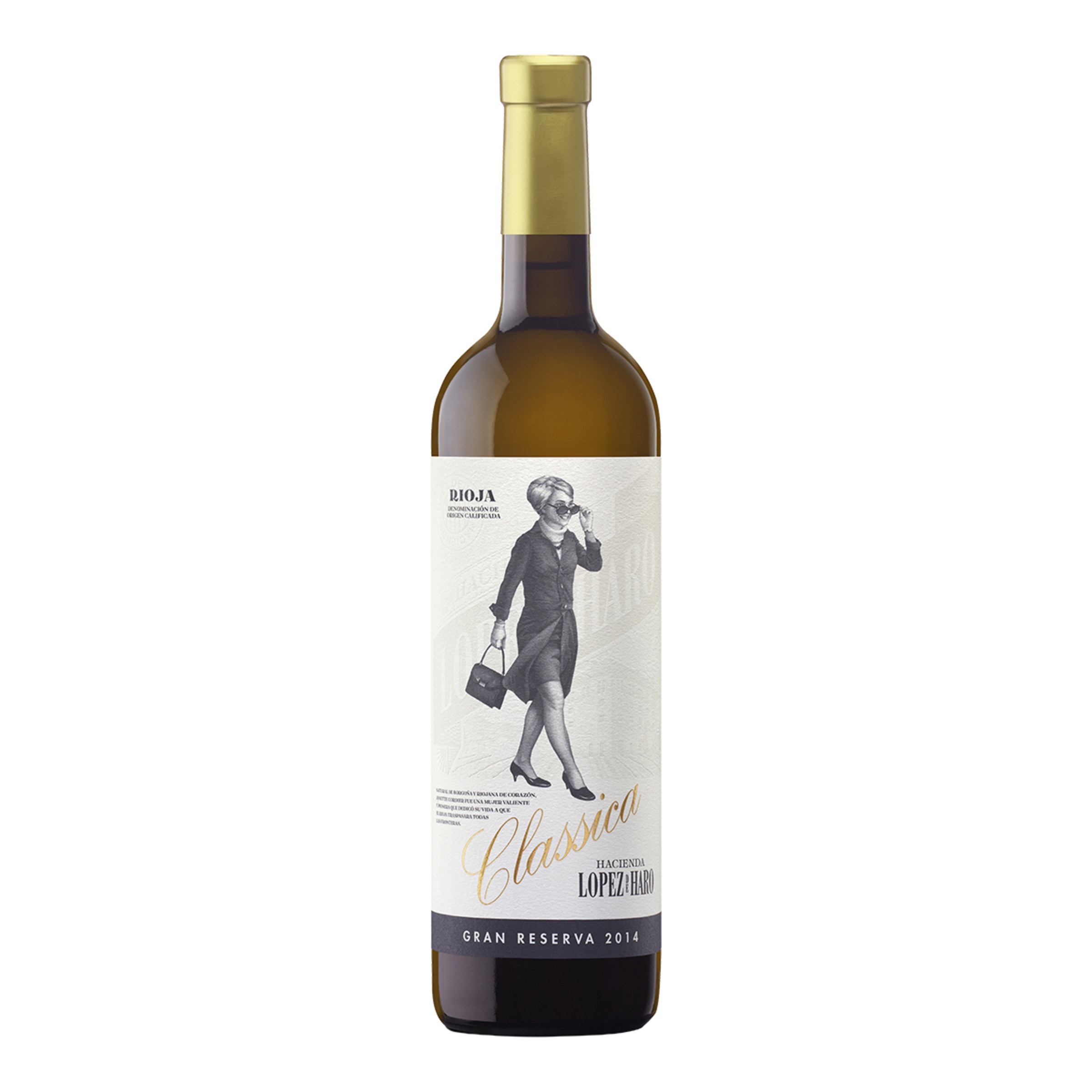 Imagen 0 de Vino blanco Classica Hacienda López de Haro Gran Reserva 2014 Rioja