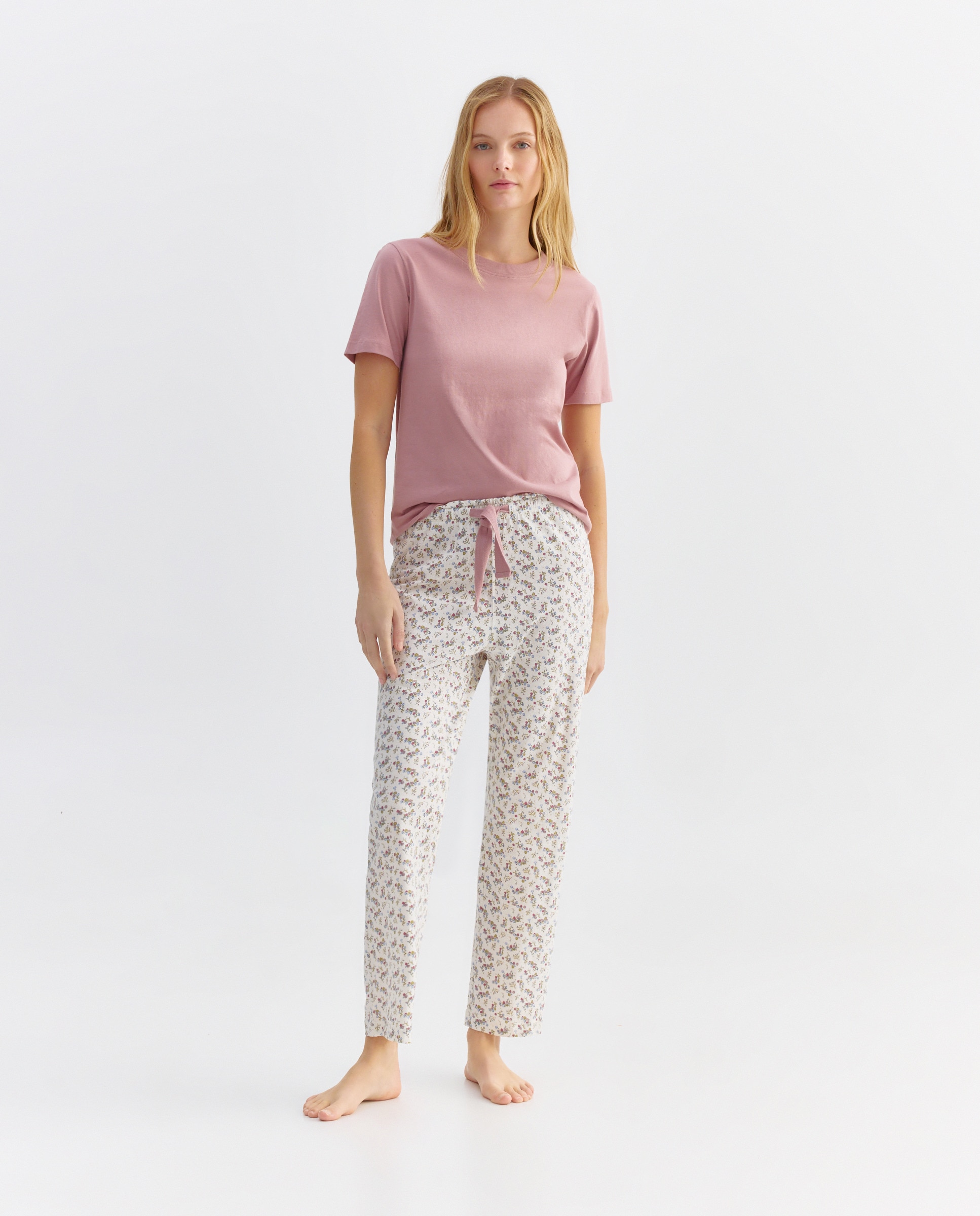 Imagen 0 de Pijama mujer algodón estampado