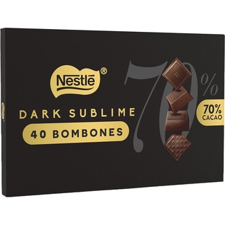 bombones surtidos de chocolate negro al 70% de cacao estuche 291 g - Nestle Dark Sublime
