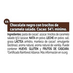 dark chocolate tiles with salted caramel case 150 g