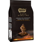 dark chocolate tiles with salted caramel case 150 g