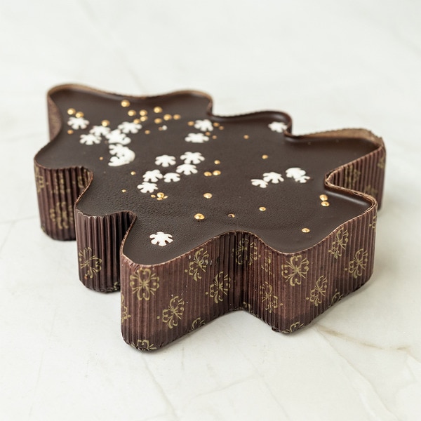 Christmas chocolate fir tree gluten-free case 250 g