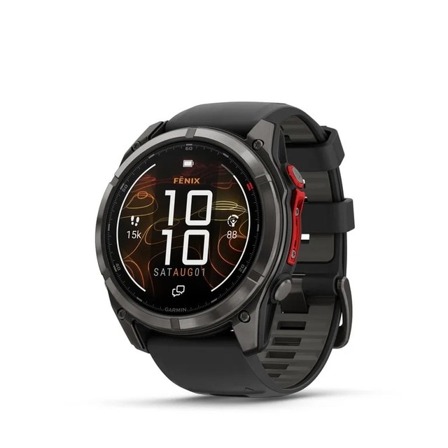 Relógio Smartwatch Fenix 8 Pro Microled LTE 51 mm Zafiro Titânio Preto-4