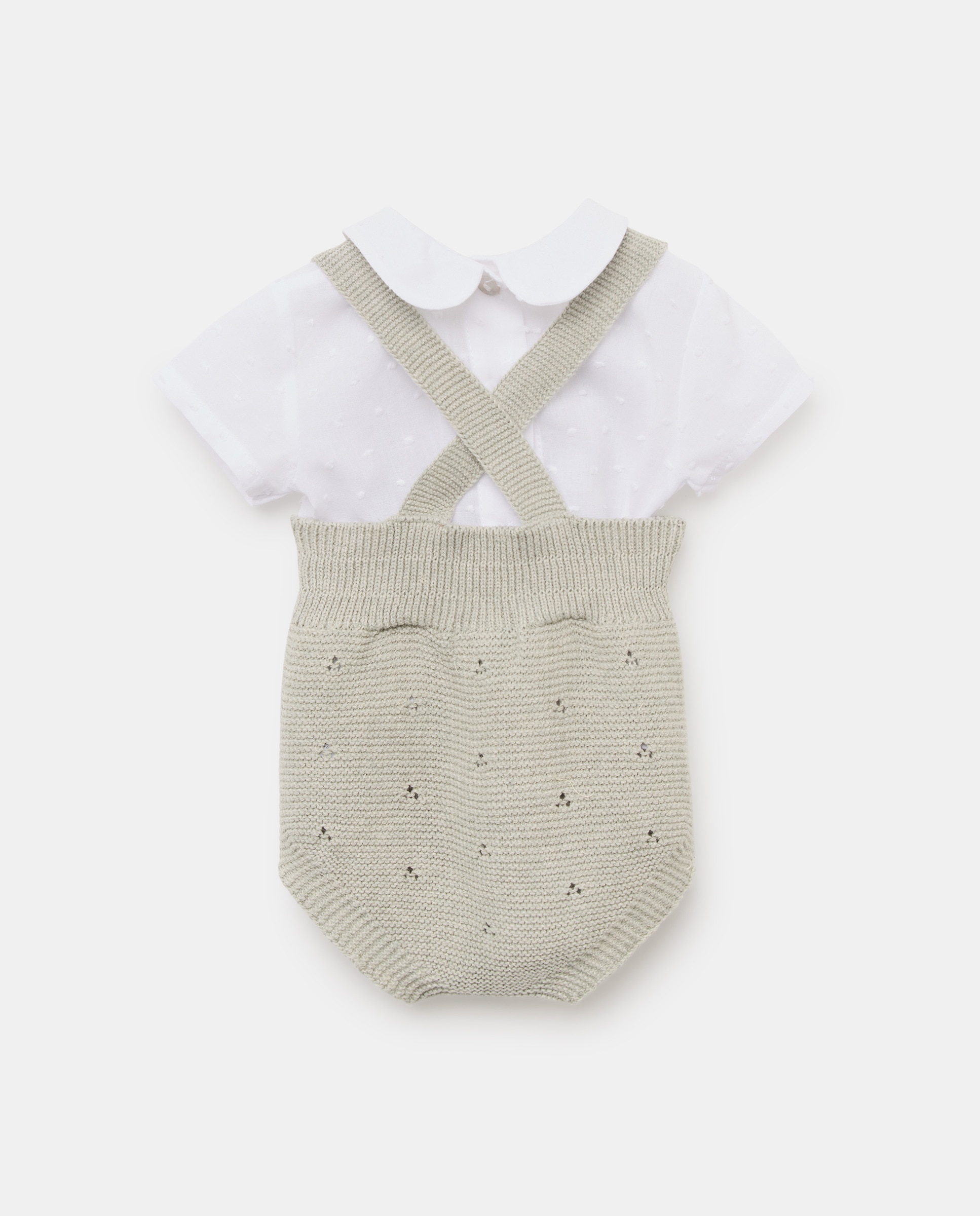 Conjunto de 2 Peças de Tricot de Bebé Coconut El Corte Inglés 520 Caqui-2
