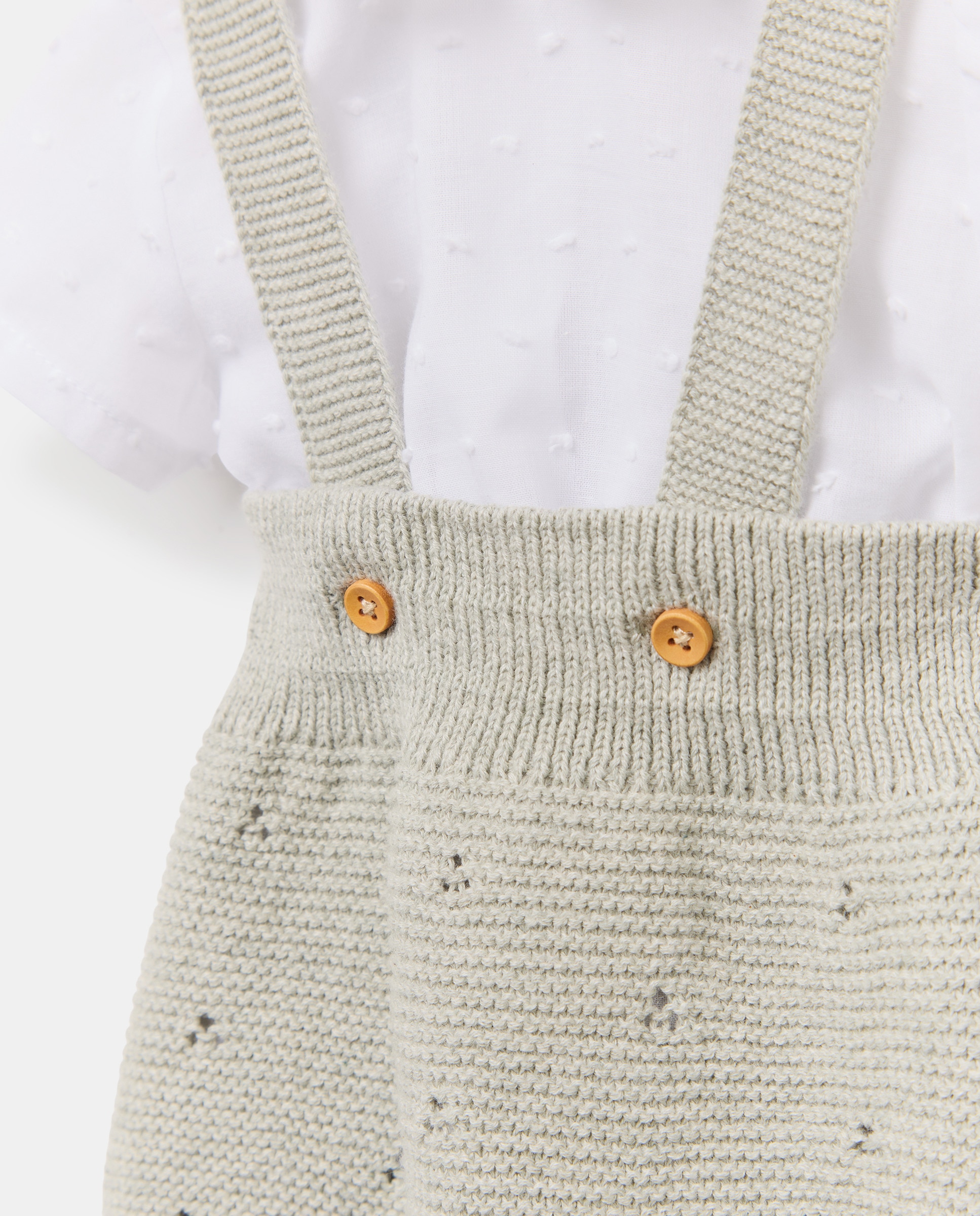 Conjunto de 2 Peças de Tricot de Bebé Coconut El Corte Inglés 520 Caqui-3