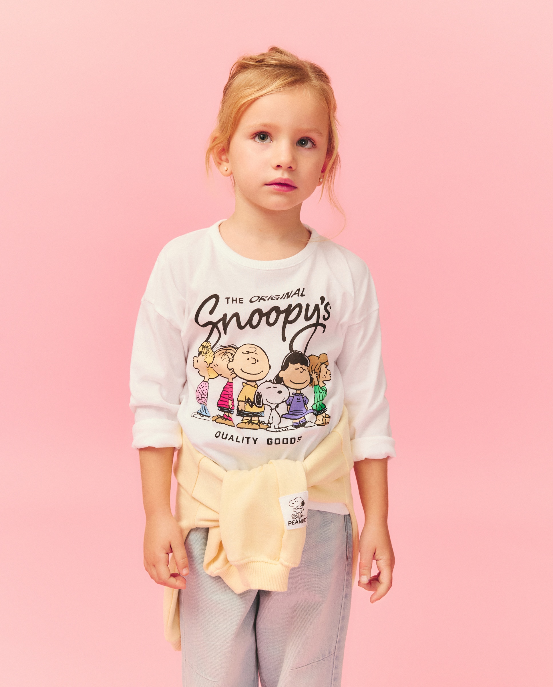 Imagem 0 de Camisola de Manga Comprida com Estampado Posicional Snoopy e o seu Grupo