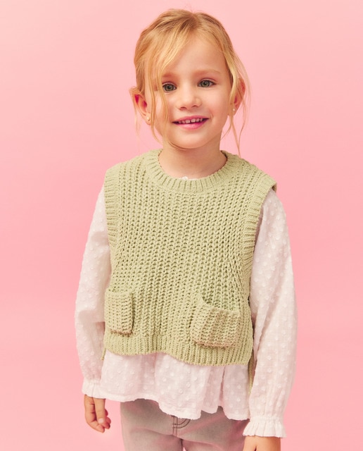 Imagem 0 de Colete de Chenille com Bolsos