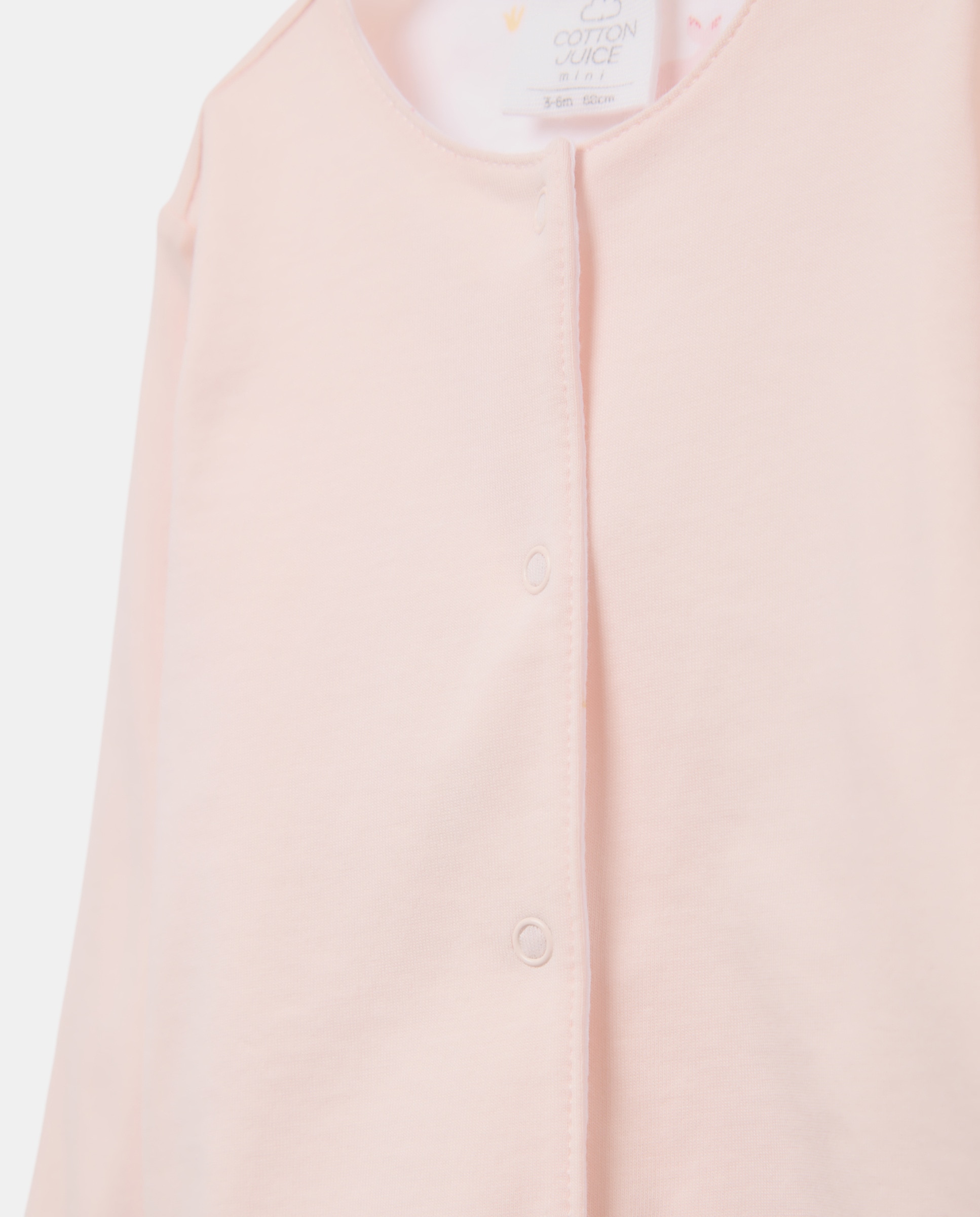 Casaco Reversível de Bebé com Estampado de Fantasia Cotton Juice Rosa-3