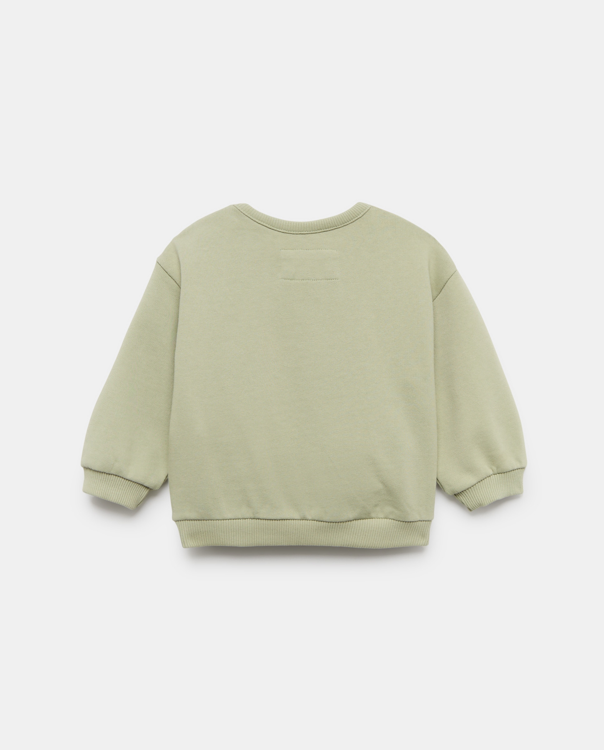 Sweatshirt Fechada de Bebé sem Capuz e com Estampado O Rei Leão Verde-2