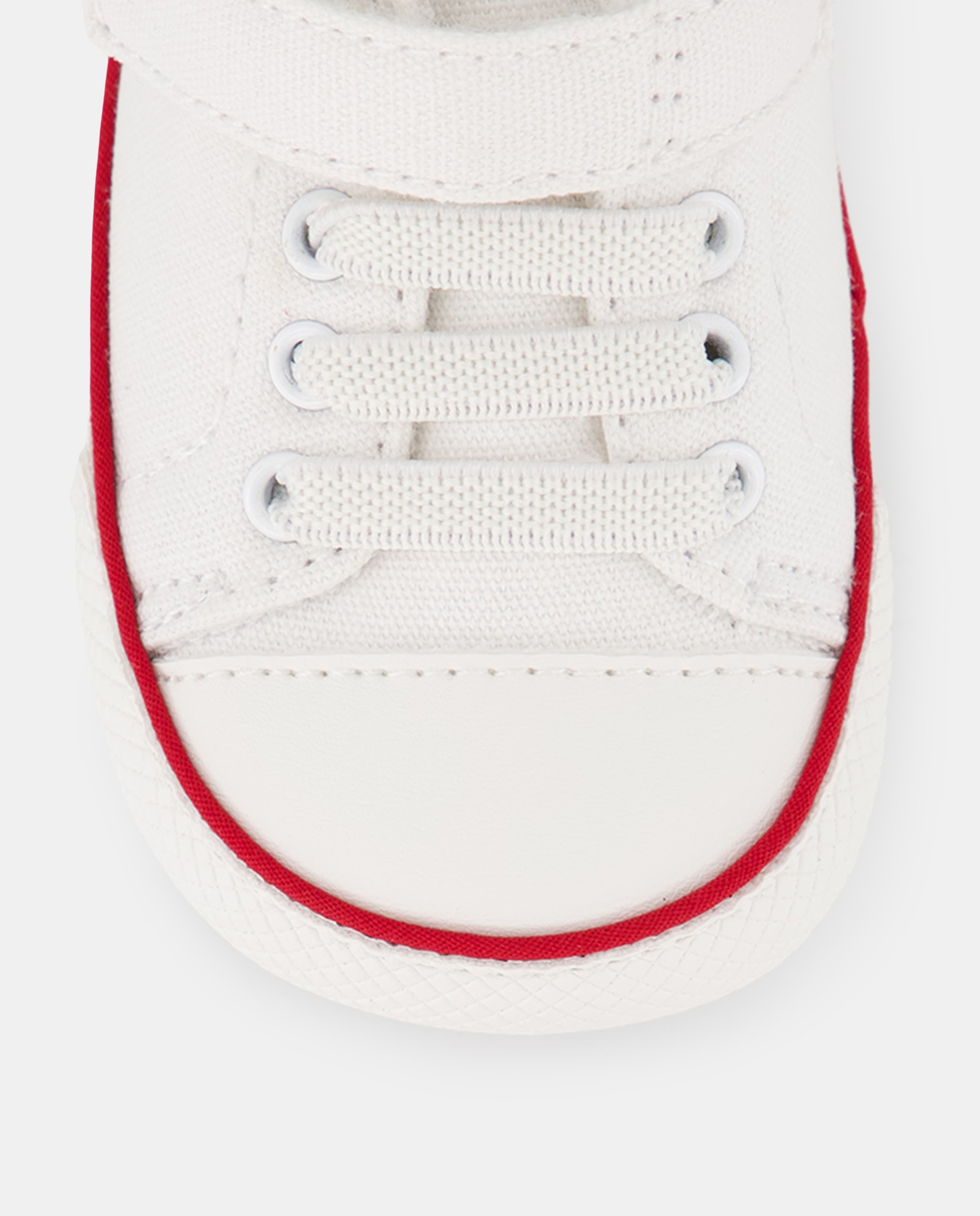 Sapatilhas Flexíveis Mini Basket de Bebé Branco-5