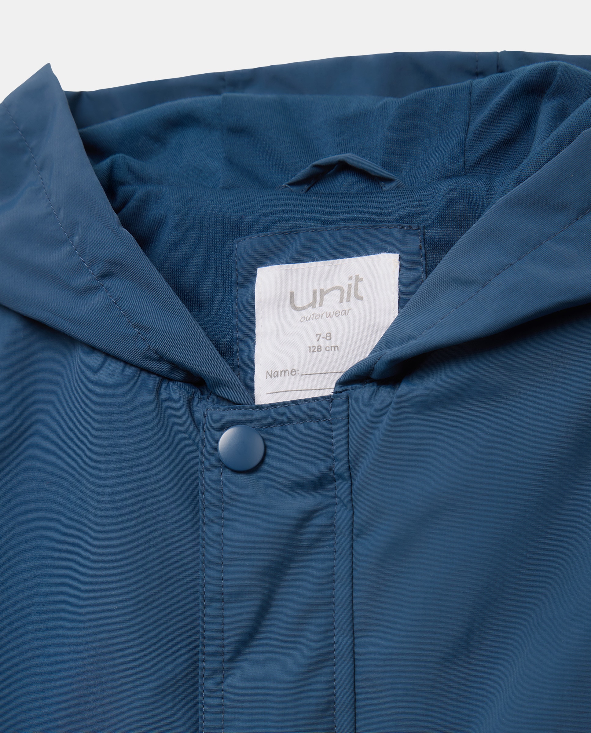 Parka de niño ligera con capucha 430 Azul oscuro-3