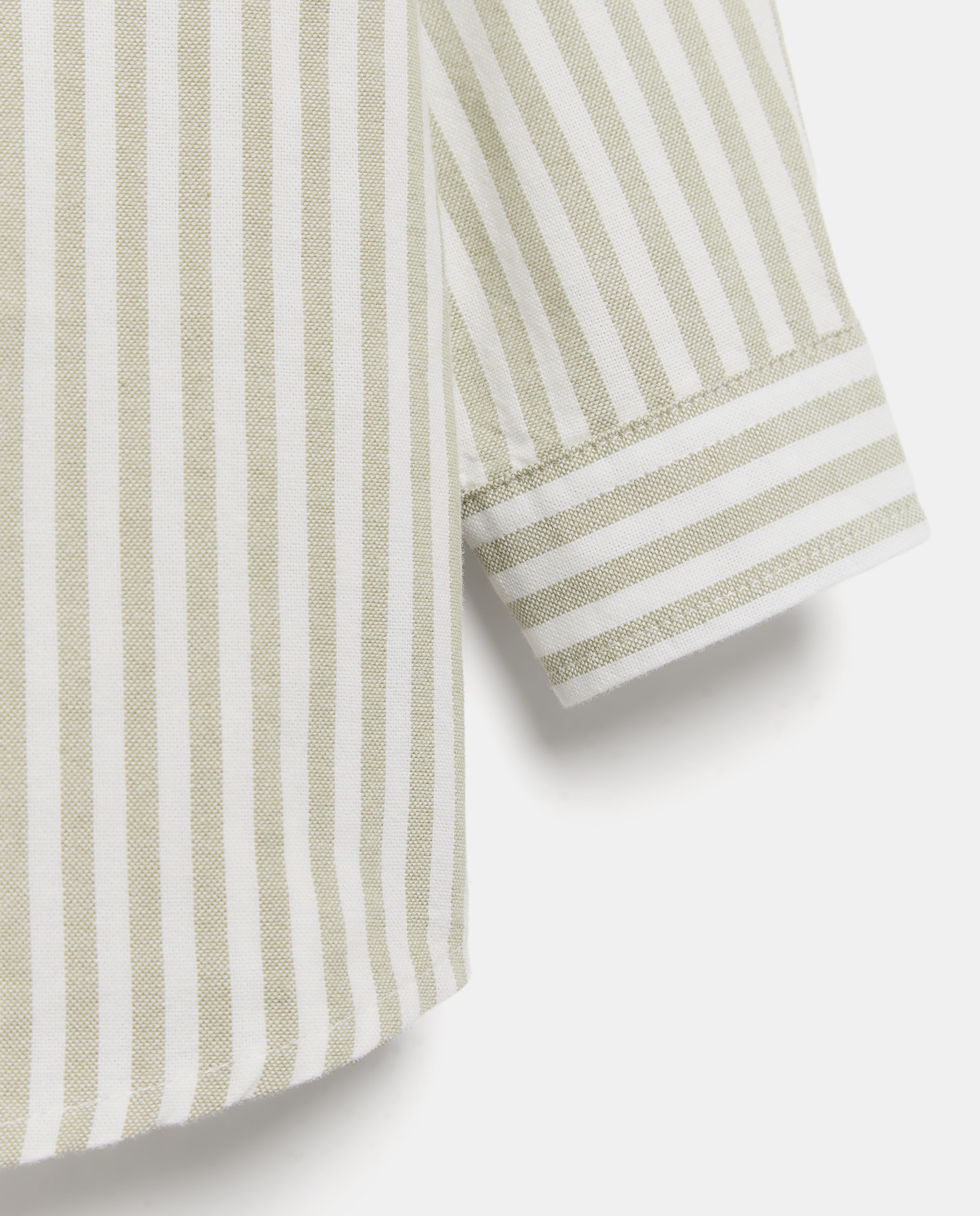 Camisa de bebé oxford rayas 520 Kaki-3