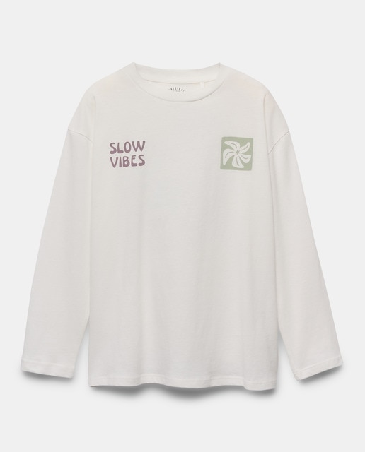 Imagen 0 de Camiseta de niño estampada manga larga