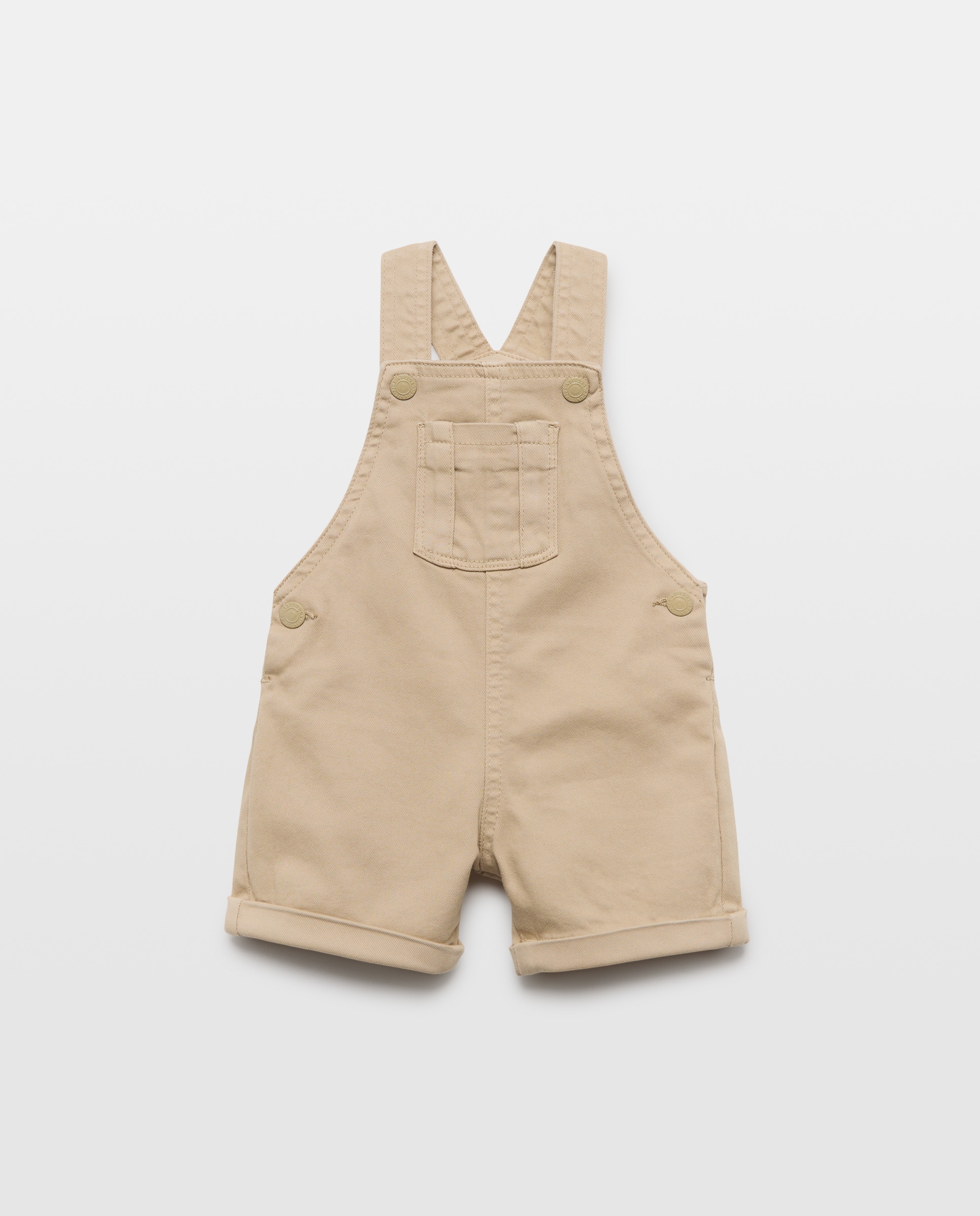 Imagen 0 de Peto de bebé corto denim color efecto lavado