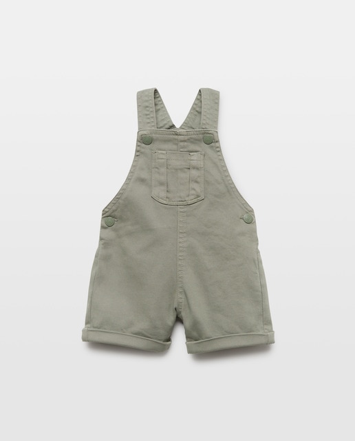 Imagen 0 de Peto de bebé corto denim color efecto lavado