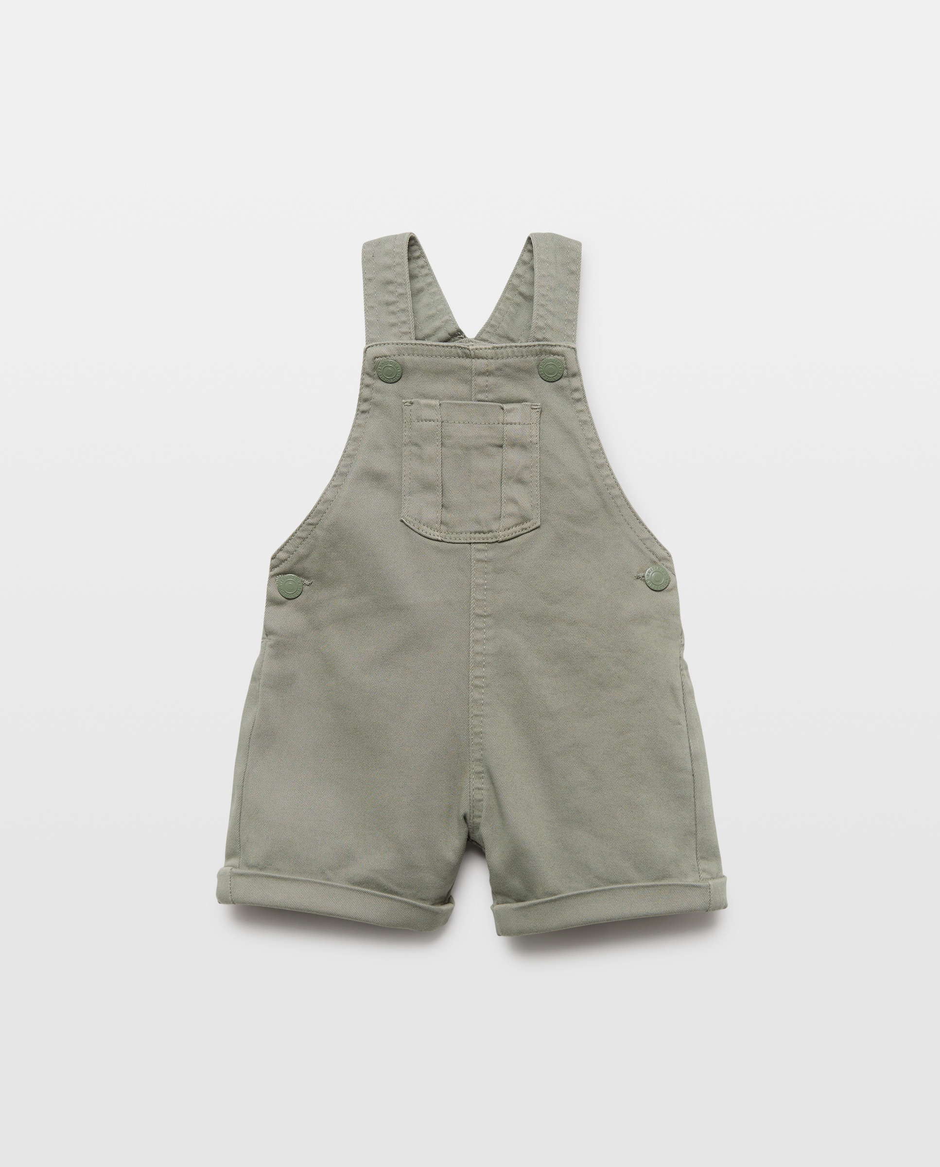 Imagen 0 de Peto de bebé corto denim color efecto lavado