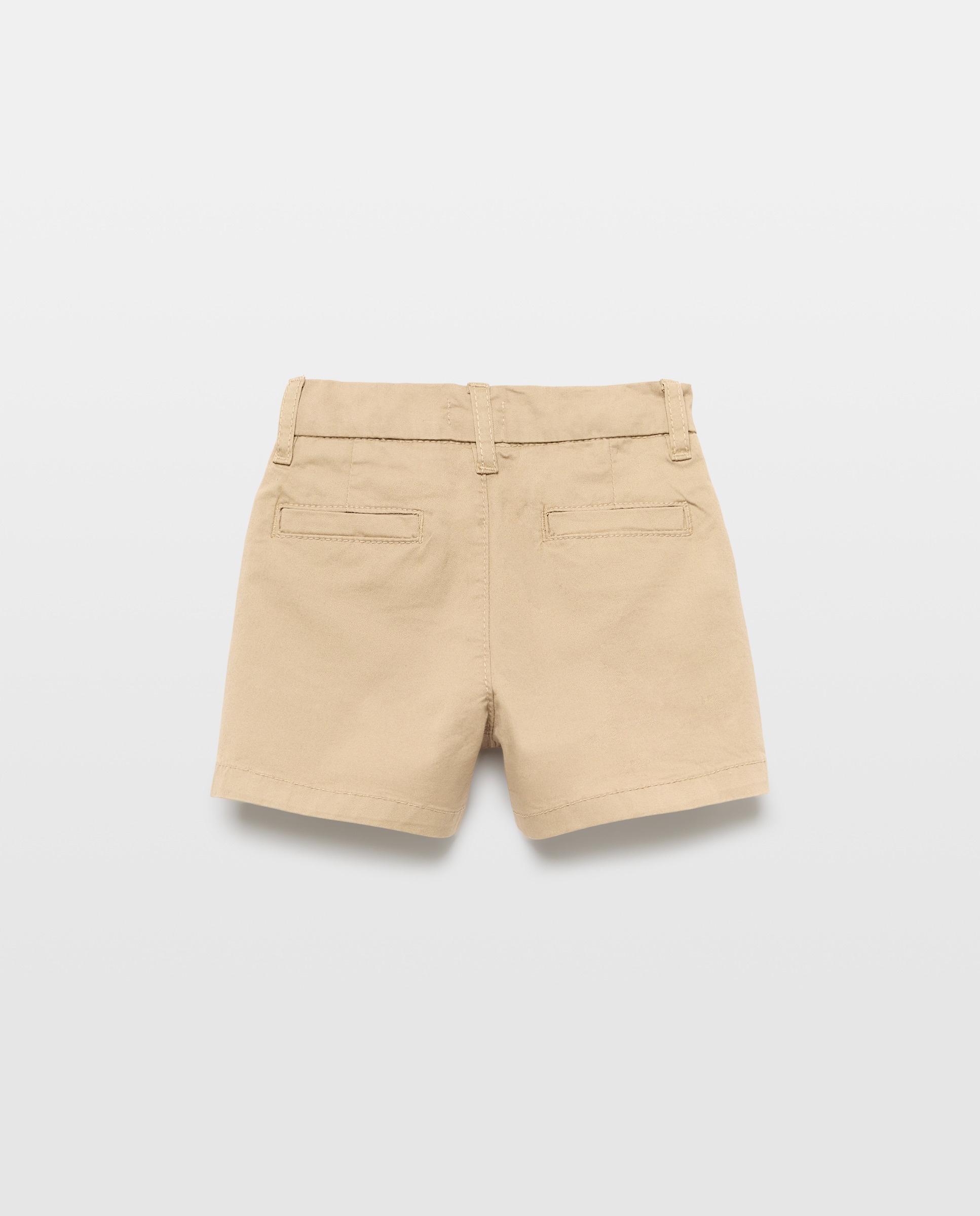Bermuda de bebé chino Beige-2