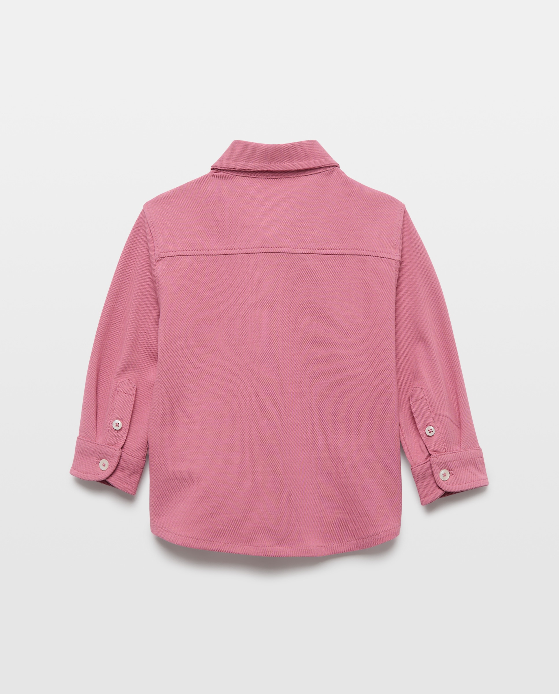 Camisa de bebé piqué 230 Rosa oscuro-2