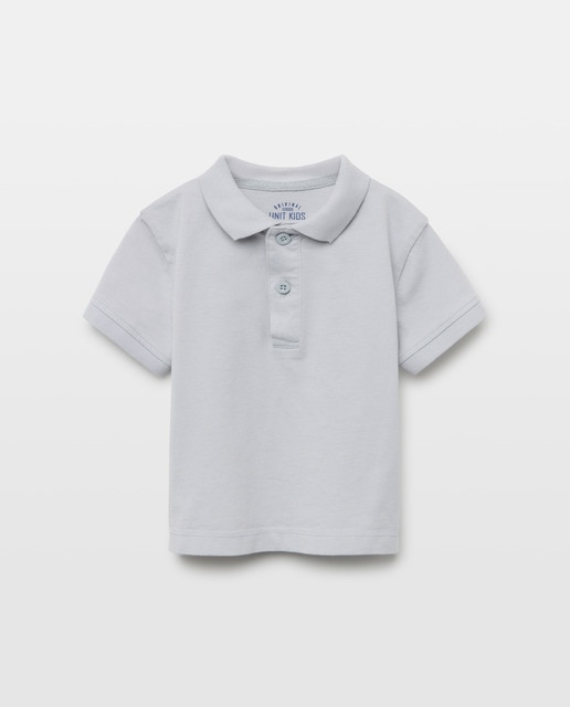 Imagen 0 de Polo de bebé algodón lavado manga corta