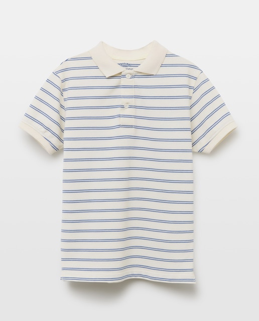 Imagen 0 de Polo de niño piqué rayas manga corta