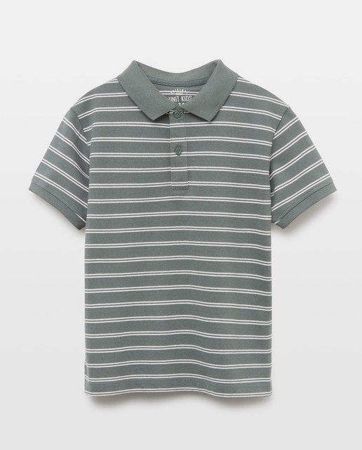 Imagen 0 de Polo de niño piqué rayas manga corta