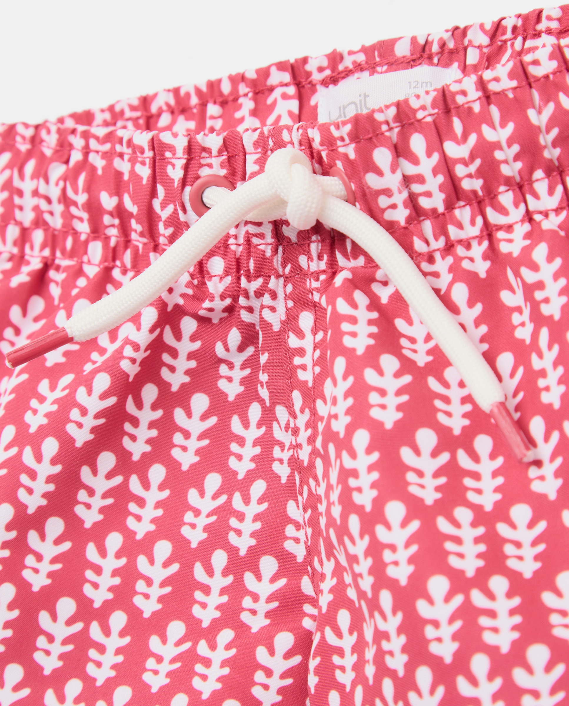 Bañador bermuda de bebé sello 230 Rosa oscuro-3