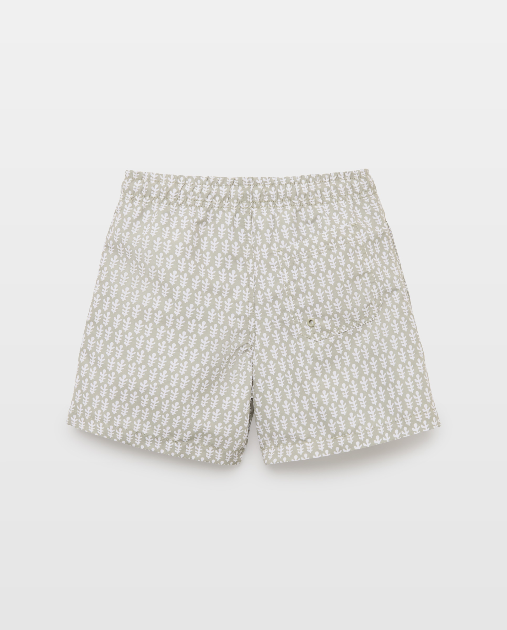 Bañador bermuda de niño sello 520 Kaki-2
