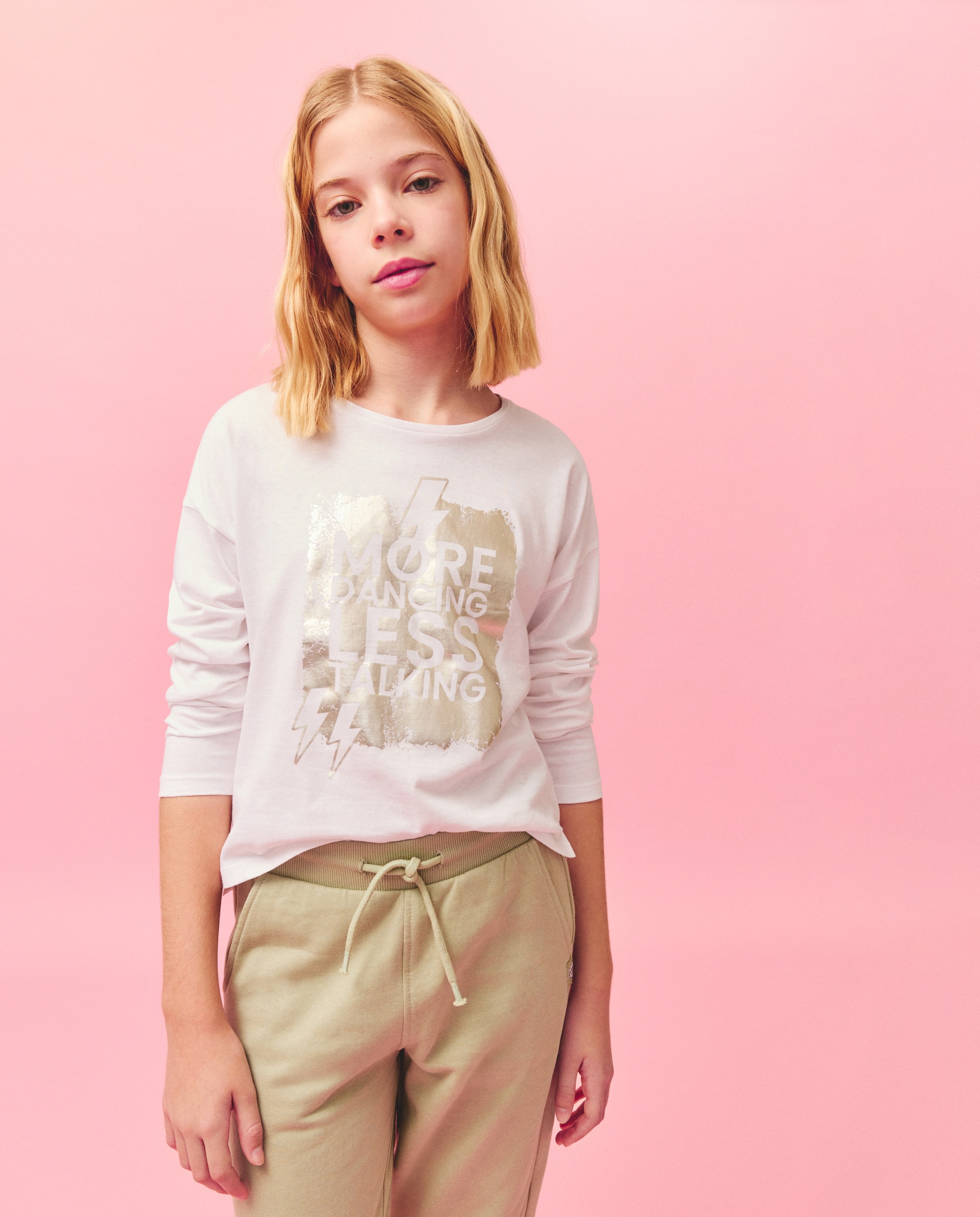 Camisola de manga comprida Kids El Corte Inglés Branco-marfim-1