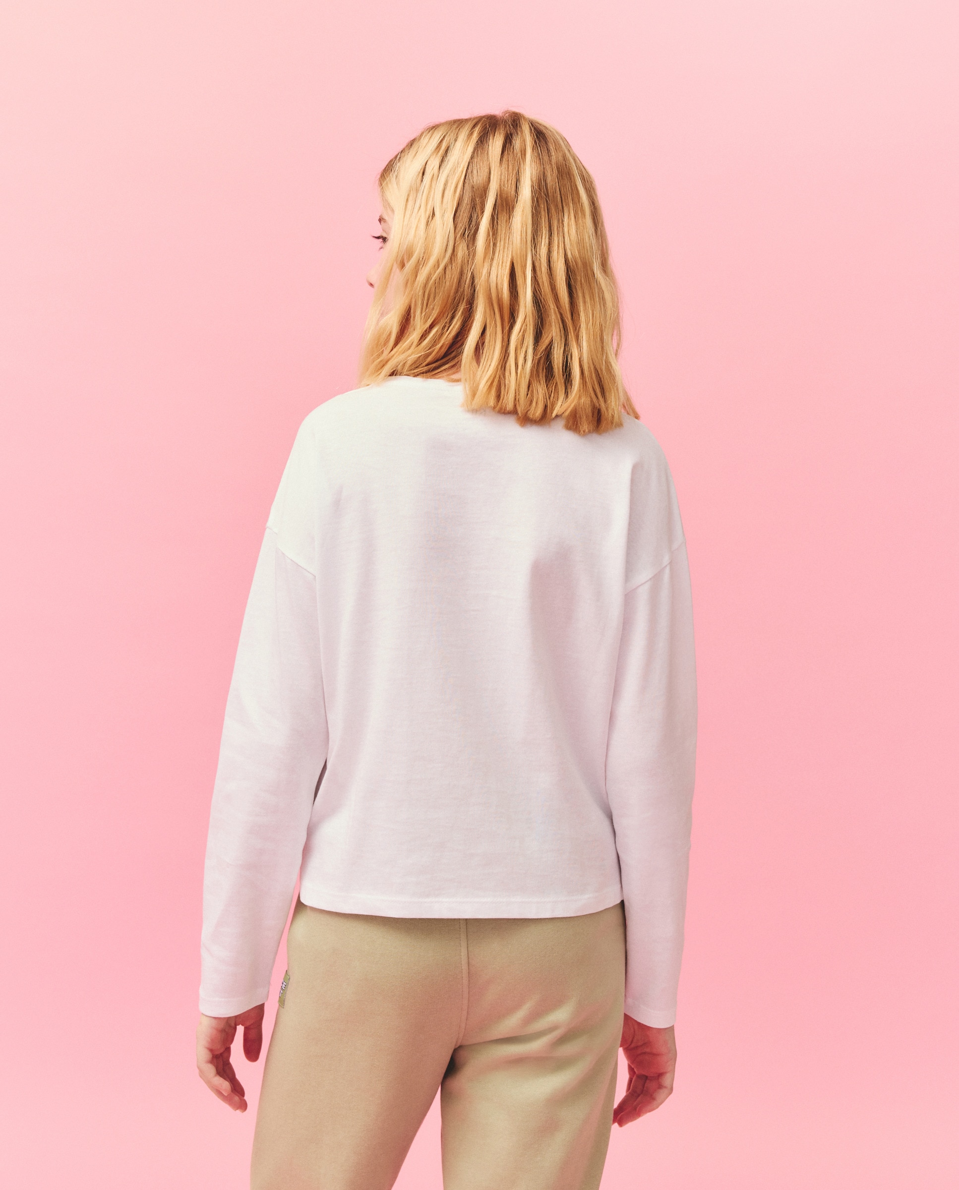 Camisola de manga comprida Kids El Corte Inglés Branco-marfim-3