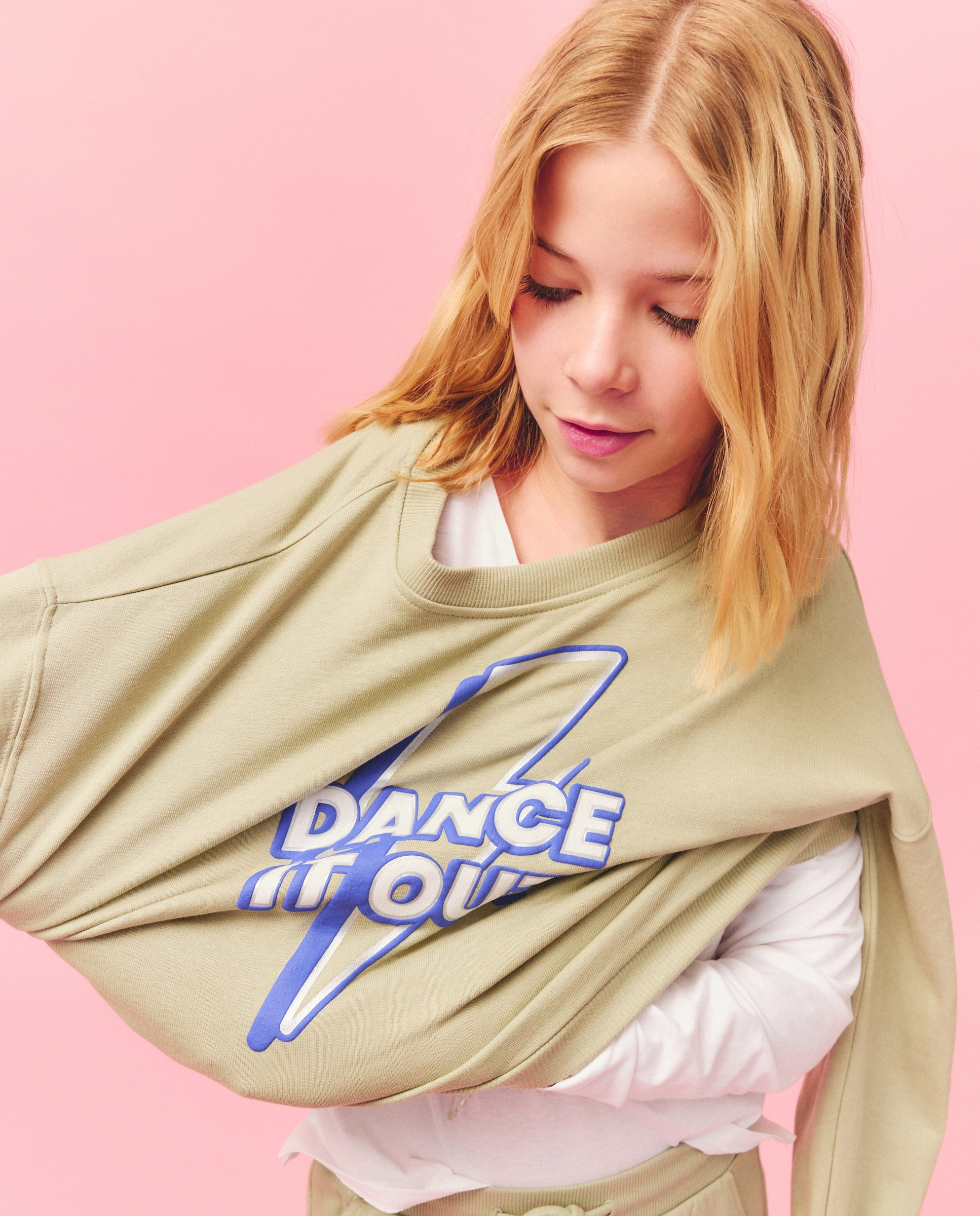 Sweatshirt Básica Verde-3