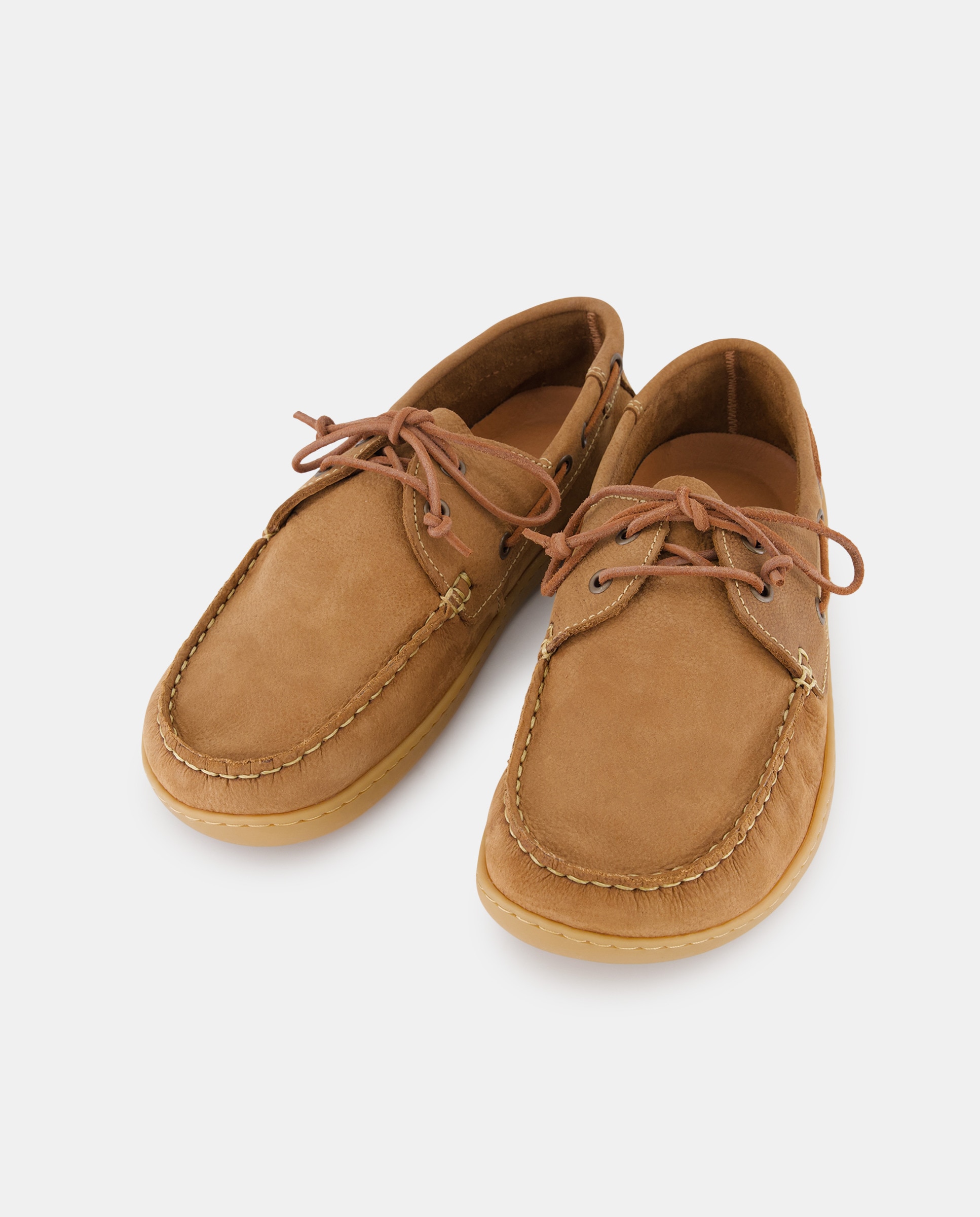 Imagem 0 de Náuticos Barefoot em Nobuck com Sola de Borracha