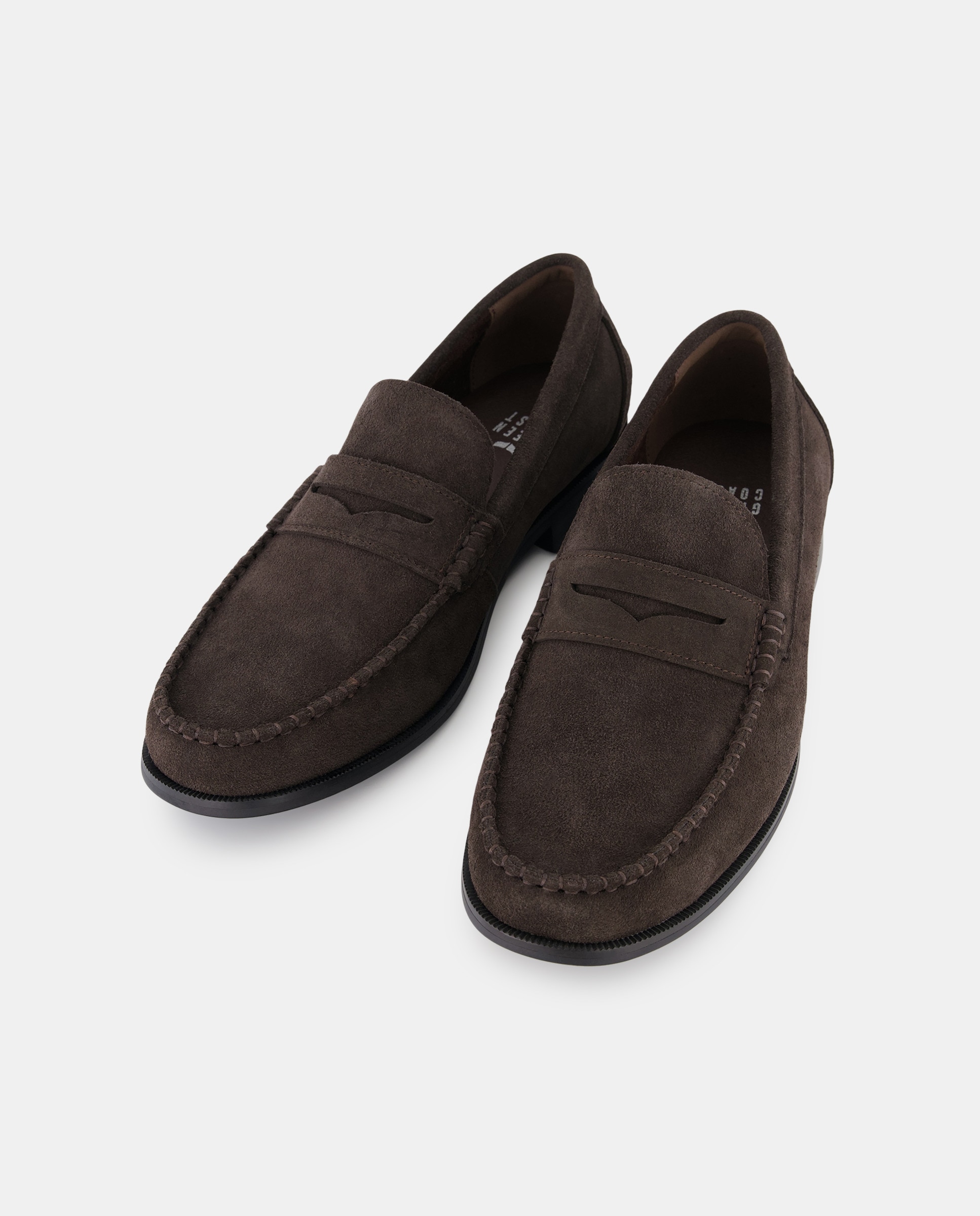 Mocassins em Croute Castanho-2