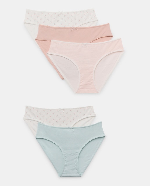 Imagen 0 de Pack de 5 braguitas de niña fantasía