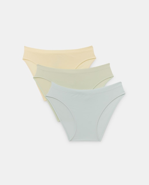 Imagen 0 de Pack de 3 braguitas de niña de canalé