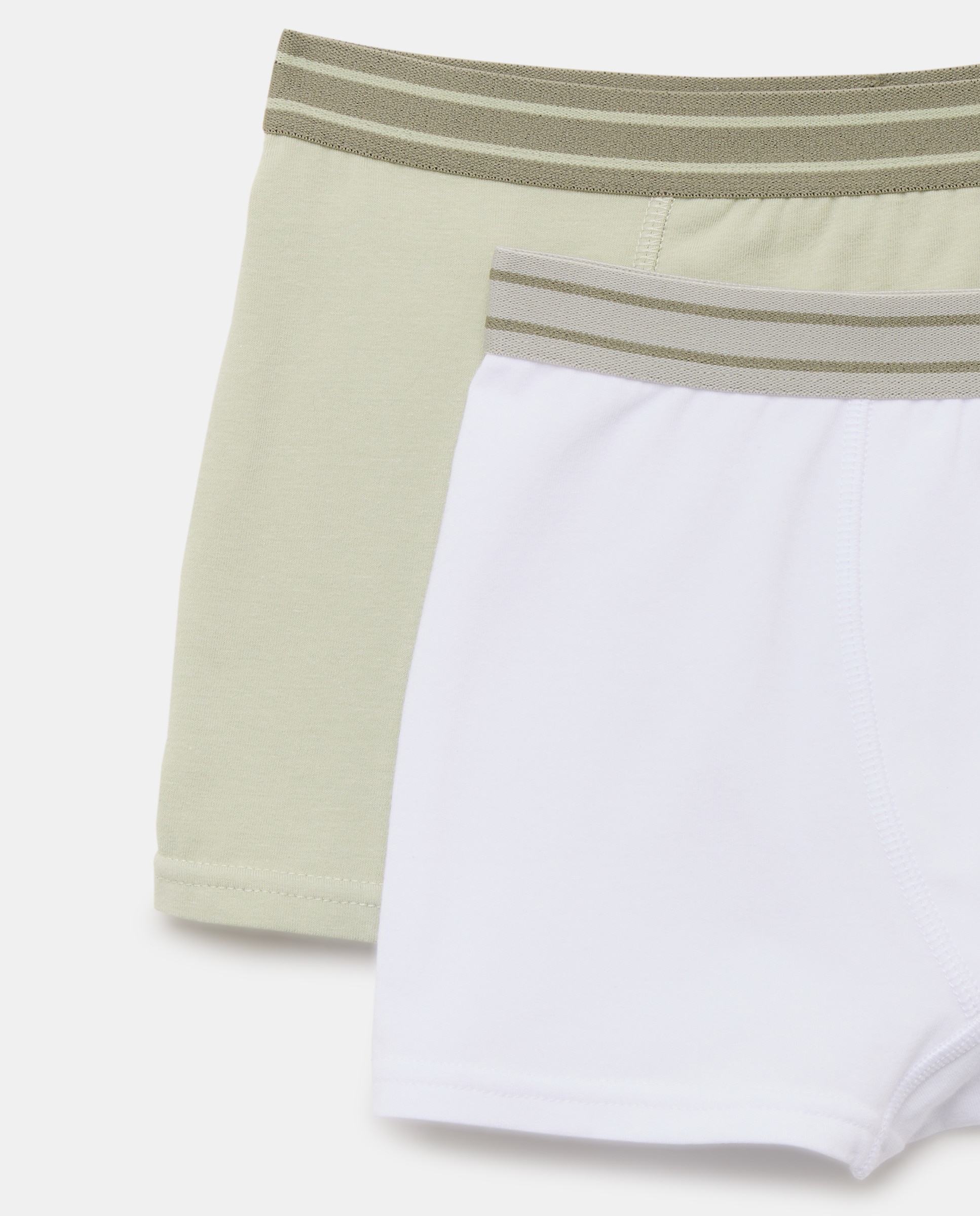 Pack de 2 boxers de niño lisos 520 Kaki-3
