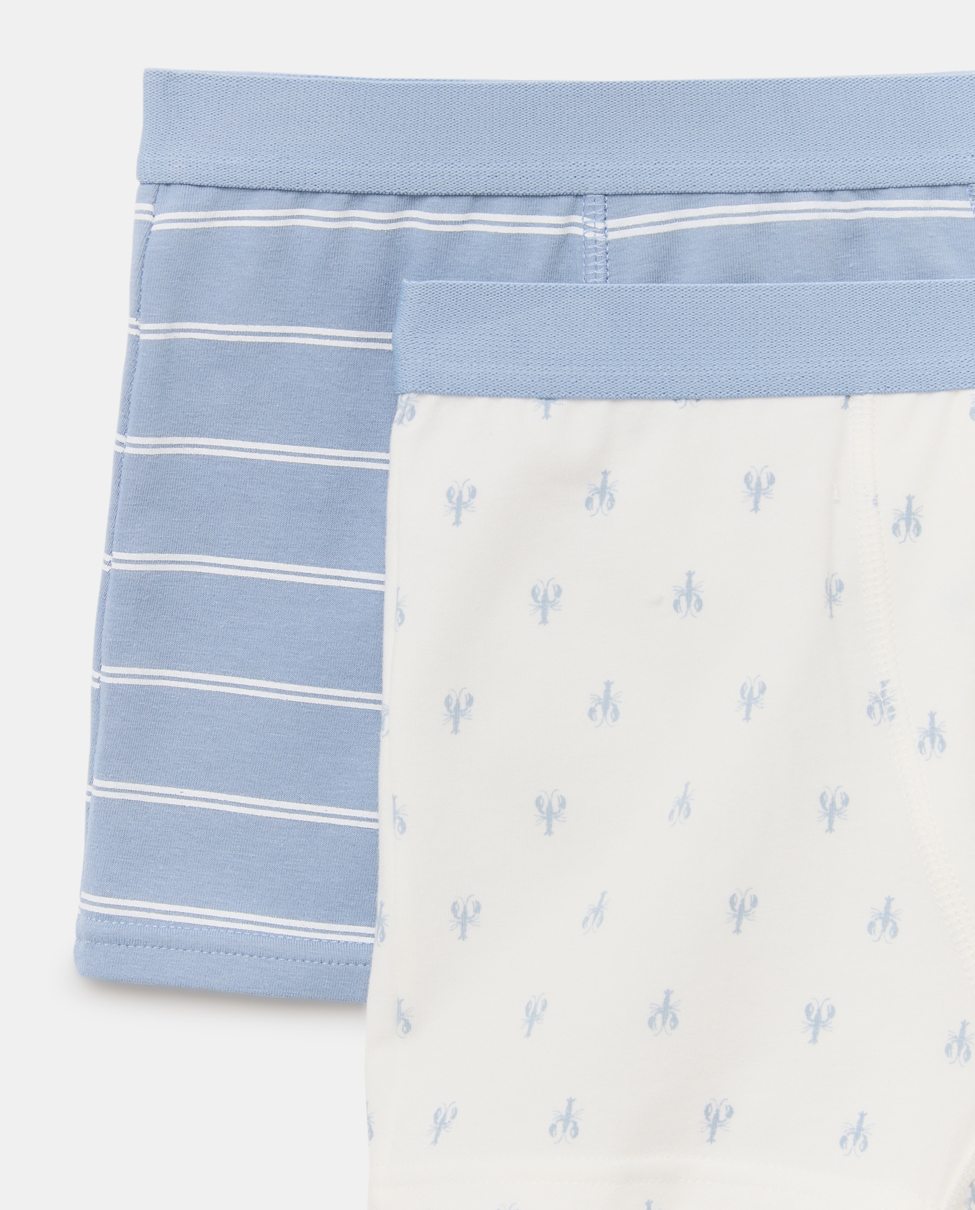 Pack de 2 boxers de niño fantasía 410 Azul claro-3