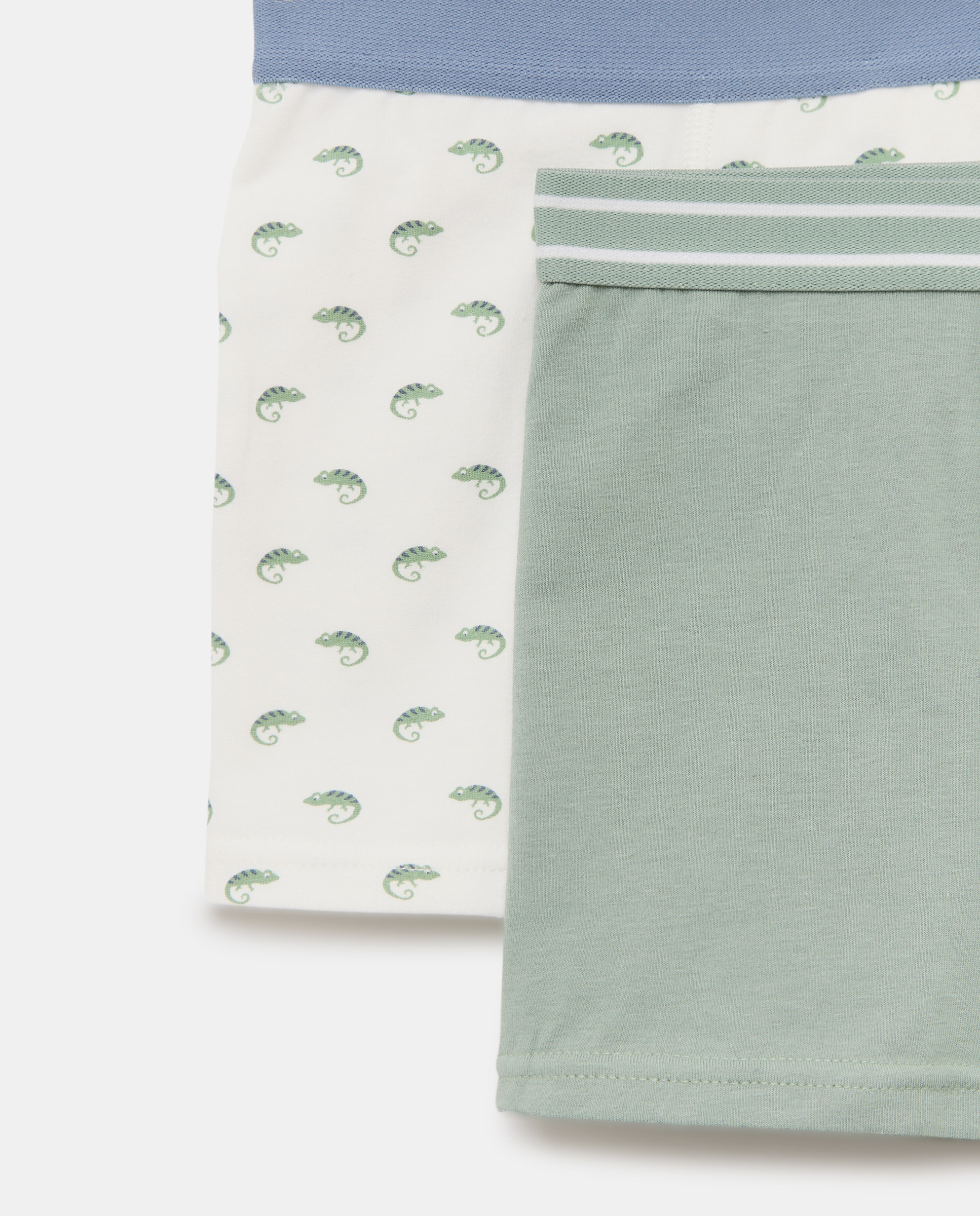 Pack de 2 boxers de niño fantasía Verde-3