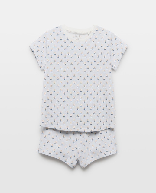 Imagen 0 de Pijama de niña estampado corto