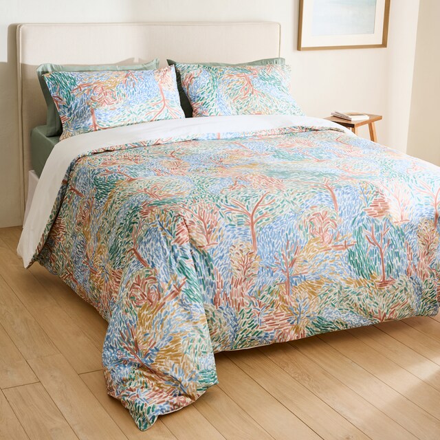 Imagem 0 de Conjunto de Capa de Edredão de Algodão Percal 400 Fios Fauvismo