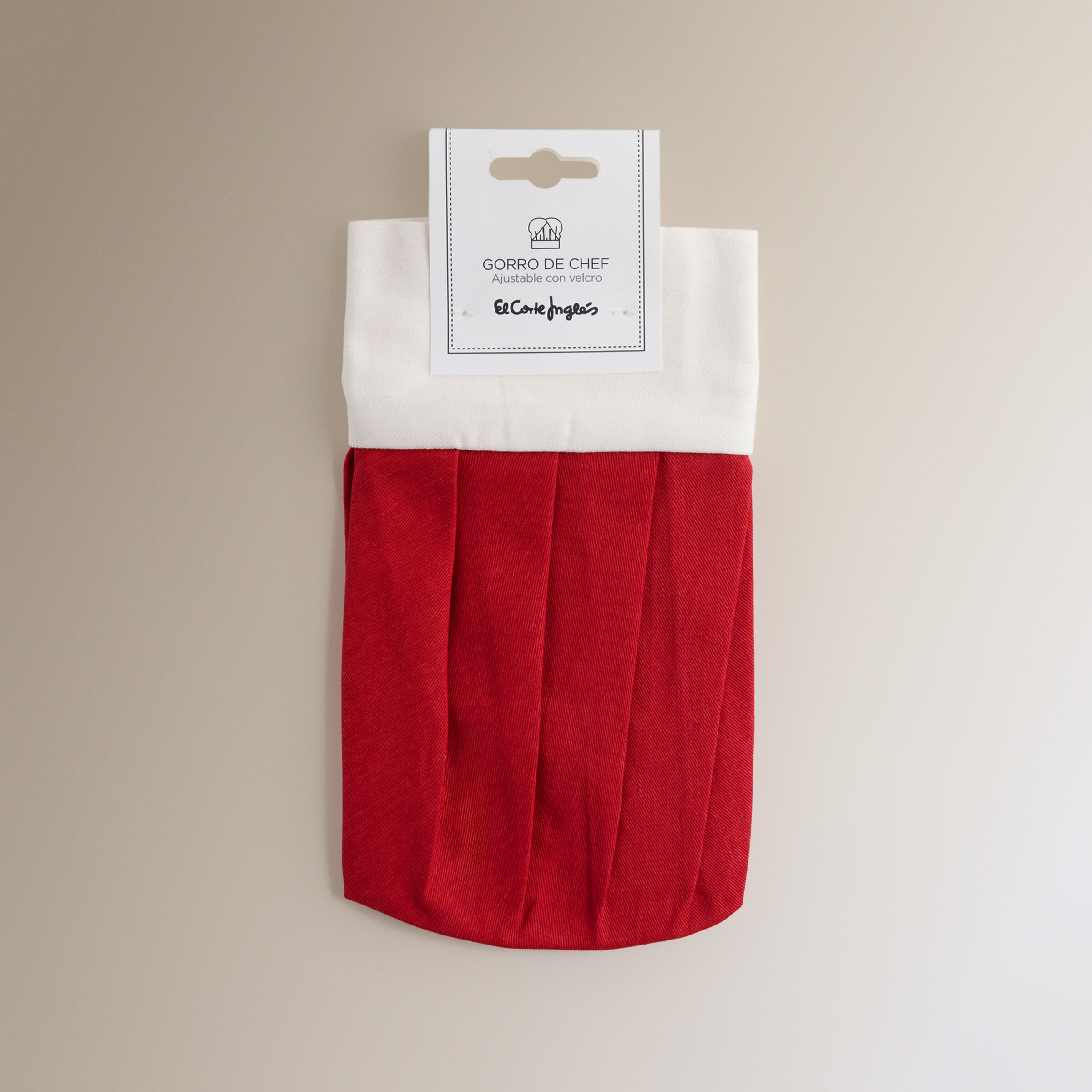 Chapéu de cozinha natalício Miss Santa El Corte Inglés Vermelho-4