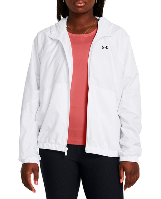 Imagen 0 de Cortavientos casual de mujer Ua Rival Sport Windbreak Jkt-Wht Under Armour