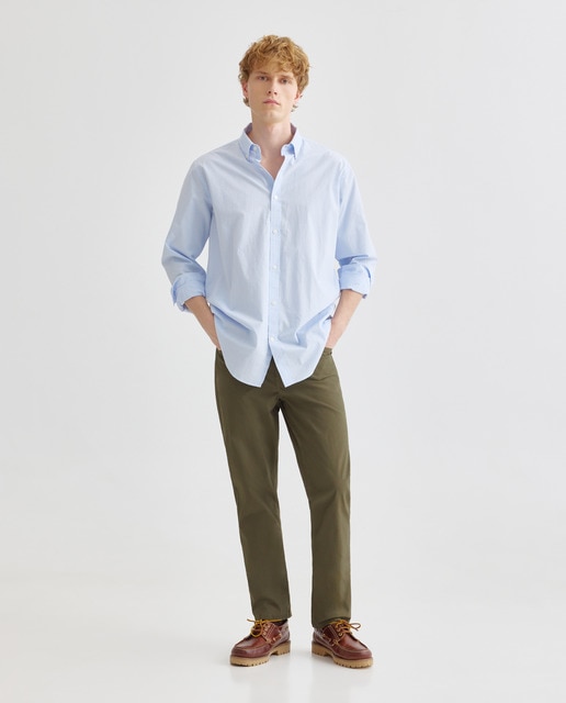 Imagen 0 de Pantalón hombre cinco bolsillos lavado regular fit