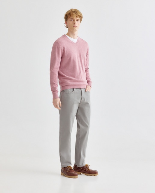 Imagen 0 de Pantalón hombre cinco bolsillos lavado regular fit